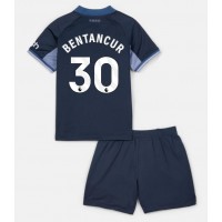 Camisa de time de futebol Tottenham Hotspur Rodrigo Bentancur #30 Replicas 2º Equipamento Infantil 2023-24 Manga Curta (+ Calças curtas)